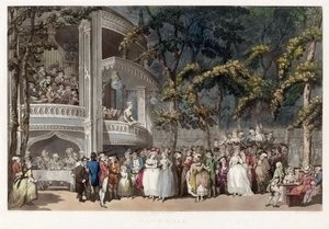 Vauxhall Gardens, London in the 18th century