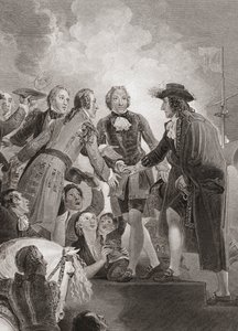 William, Prince of Orange (later King William III) lands in Brixham by Thomas (after) Stothard