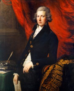 William Pitt the Younger by Thomas (attr. to) Gainsborough