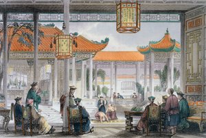 Jugglers Exhibiting in the Court of a Mandarin