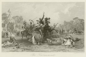 The Tournament by Thomas Allom
