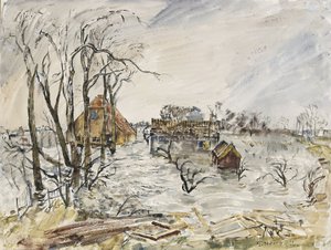 Walcheren Island (Netherlands) flooded by Thomas Barclay Hennell