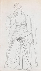 A Seated Woman, Possibly Charlotte Nelson