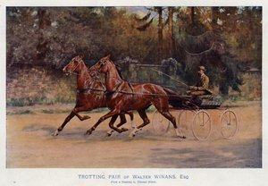 Trotting Pair of Walter Winans, Esquire
