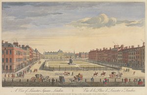 A View of Leicester Square, London