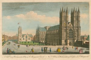 A south view of Westminster Abbey and St Margaret