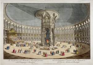 The Rotunda in Ranelagh Gardens, Chelsea, London, c1750