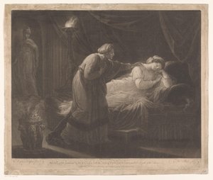 Penelope Awakened by Euryclea by Thomas Burke