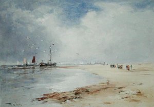 Return of the Fishing Fleet by Thomas Bush Hardy