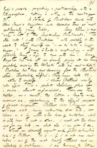 Describes the office he shares with Frank Bellew, and a letter from William Boutcher. Transcription by Thomas Butler Gunn