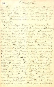 Thomas Butler Gunn Diaries - Volume 20, page 104, July 12, 1862 by Thomas Butler Gunn