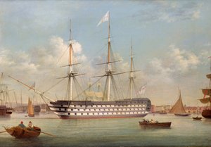 H.M.S. Britannia Lying off Plymouth
