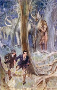 Illustration for A Journey to the Centre of the Earth by Jules Verne by Thomas Cantrell Dugdale