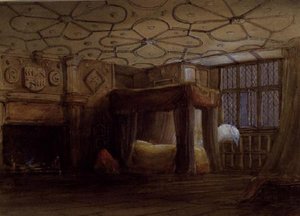 Jacobean Interior by Thomas Charles Leeson Rowbotham