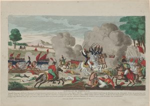 The Battle of Friedland. A Charge of the Russian Leib Guard on 14 June 1807, 1808 by Thomas Charles Naudet