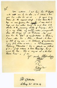 Letter from Thomas Chatterton to William Barrett by Thomas Chatterton