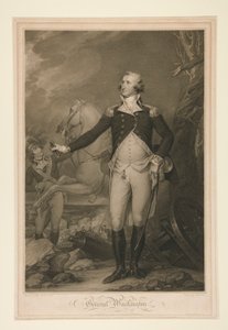 George Washington at the Battle of Trenton (1792) by Thomas Cheesman