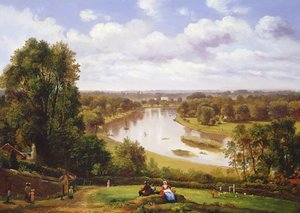 View of the River Thames from Richmond Hill