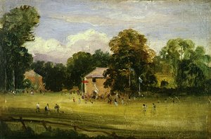 The Village Fair, East Bergholt by Thomas Churchyard