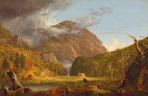 A View of the Mountain Pass Called the Notch of the White Mountains Crawford Notch by Thomas Cole