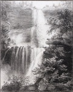 Falls at Catskill by Thomas Cole