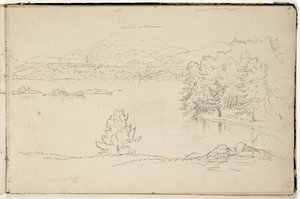 Hoosick or Saddle Mountain and Lake near Pittsfield, c.1832