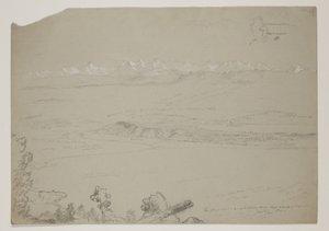 Lake Yverdon or Neuchatel from the Hill Chaumont, Switzerland, 1841 by Thomas Cole