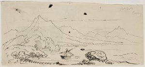 Landscape Sketch by Thomas Cole