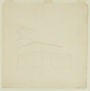 Proposed Villa at Catskill by Thomas Cole