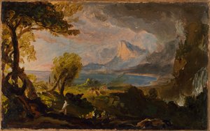 The Course of Empire - The Savage State by Thomas Cole