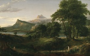 The Course of Empire: The Arcadian or Pastoral State, c.1836 by Thomas Cole