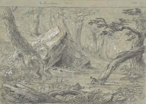 The Fountain, No. 1: The Wounded Indian Slaking His Death Thirst by Thomas Cole