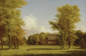 The Van Rensselaer Manor House by Thomas Cole