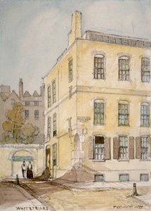View of Whitefriars Showing the Corner of Lombard Street, City of London
