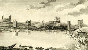 North View of the Ruins of Clomines, County Wexford by Thomas Cook
