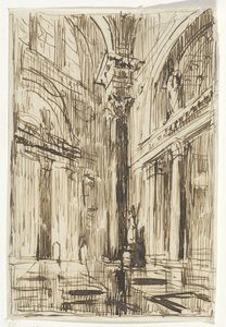 Church Interior in Rome by Thomas Cool