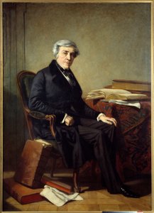 Portrait of Jules Michelet by Thomas Couture