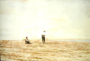 Mending the Net by Thomas Cowperthwait Eakins