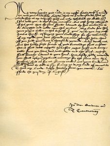 Letter from Thomas Cranmer to Thomas Cromwell, Ford, 13th August 1537