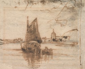 A Sailing Boat Becalmed