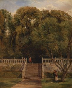 On the Terrace at Haddon Hall, Derbyshire