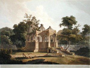 An Ancient Hindoo Temple in the Fort of Rotas, Bahar, plate 12 from 
