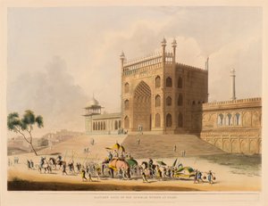 Eastern Gate of the Jummah Musjid, Delhi