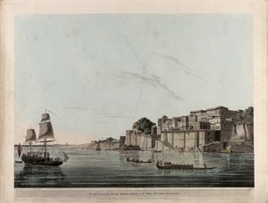 Ramnugur near Benares on the river Ganges