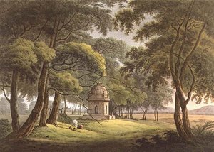 The Tomb of a Moorish Lady, Bengal, engraved by Joseph Constantine Stadler, pub. by Edward Orme, 1803 by Thomas Daniell