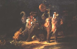 Tiger Hunting in the East Indies