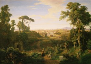 A View of Rome and the Campagna