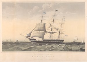The Celebrated Clipper Ship Marco Polo by Thomas Dove