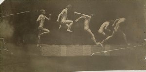Marey Wheel Photographs of George Reynolds, 1884 by Thomas Eakins
