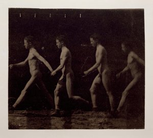 Marey Wheel Photographs of Unidentified Model by Thomas Eakins